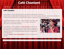 Tablet Screenshot of cafechantant.nl